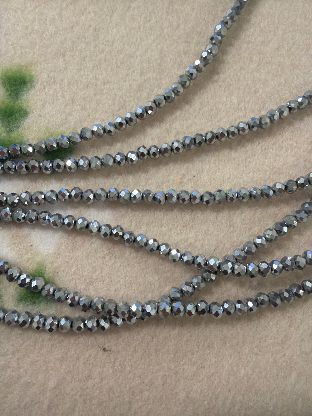 4mm Rondelle Silver