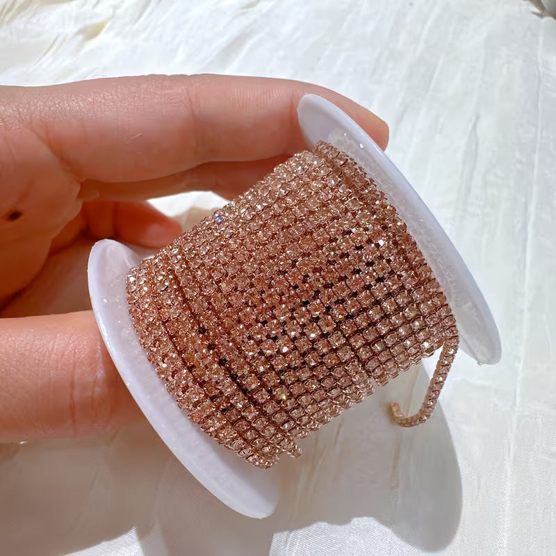 SS6 Metal Rhinestone Banding