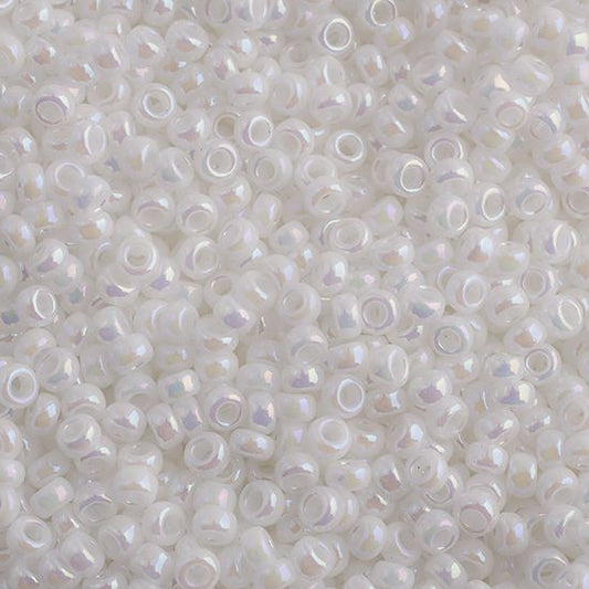 15/0 Miyuki White Pearl AB