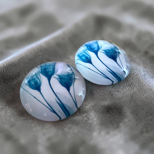 Watercolor Floral 20MM  *10 Styles to Choose From*